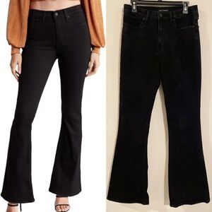 Lucky Brand Women Stevie Jeans Size 10 Black Flare Leg Y2K 90s Retro Stretch